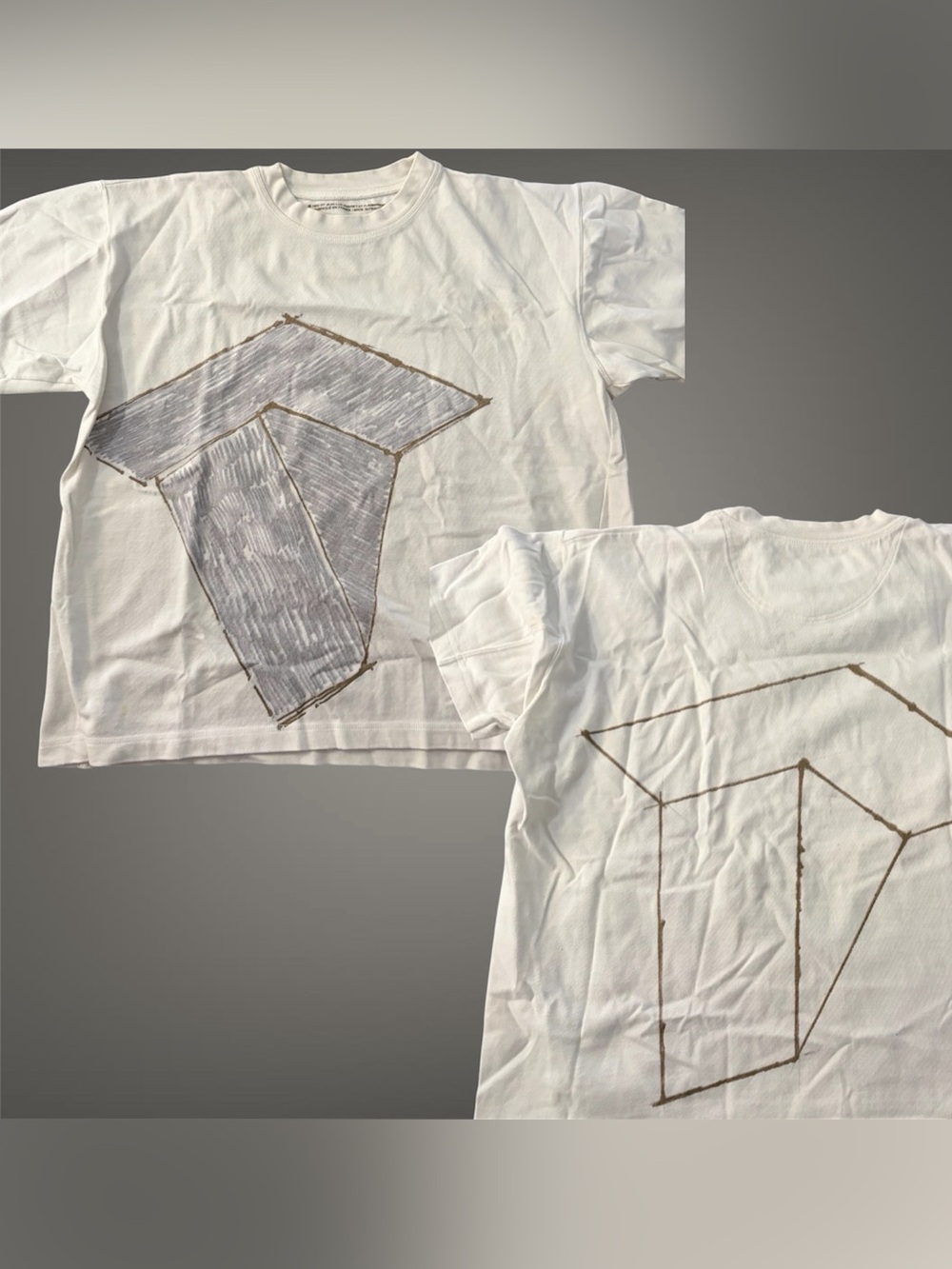 Vintage/Flammarion 4 Archive Jean-Luc Poivret Boxy Abstract Graphic T-Shirt -